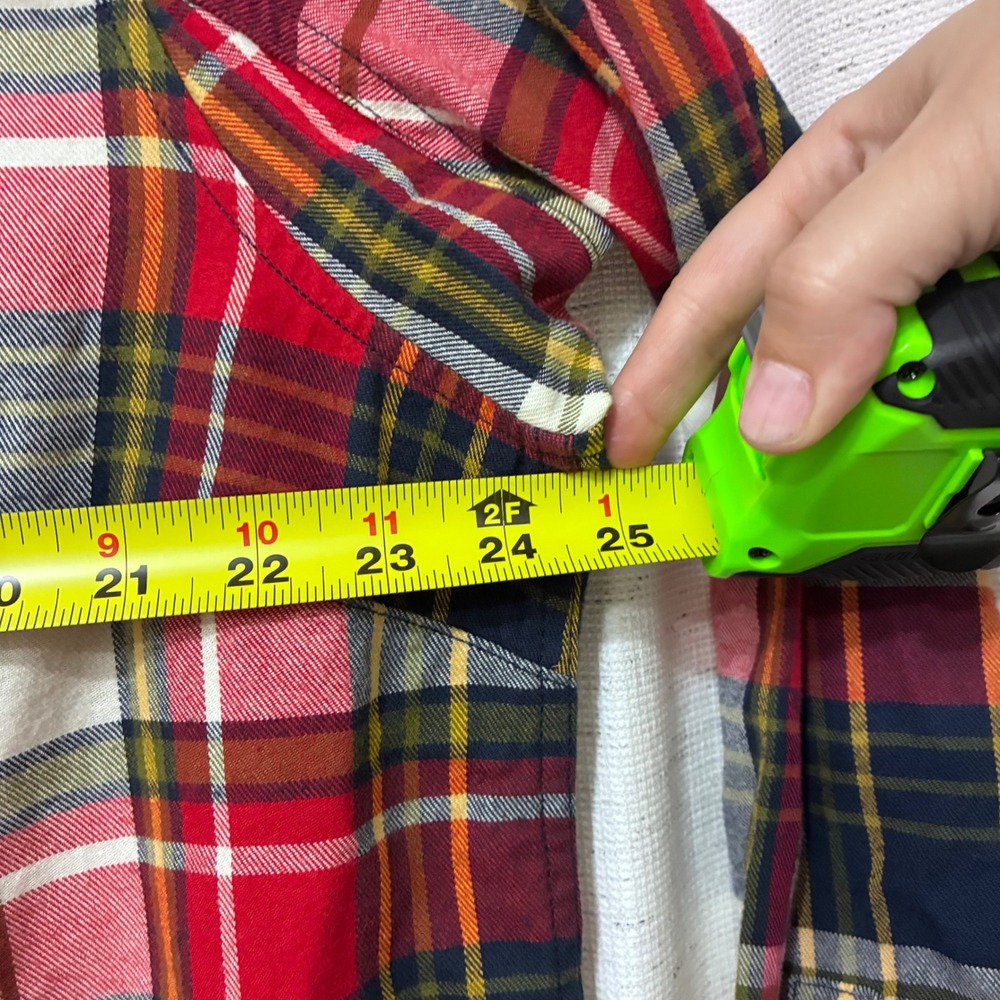 Duluth Trading Co Womens XL Flannel Shirt Red Plaid NWT Western Country Camping - Picture 5 of 9
